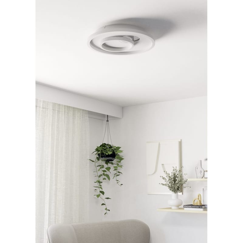 Væg-/Loftlampe Tiriolo - Hvid/Sølv - Belysning - Lamper & indendørsbelysning - Soveværelse lampe - Taklampa sovrum