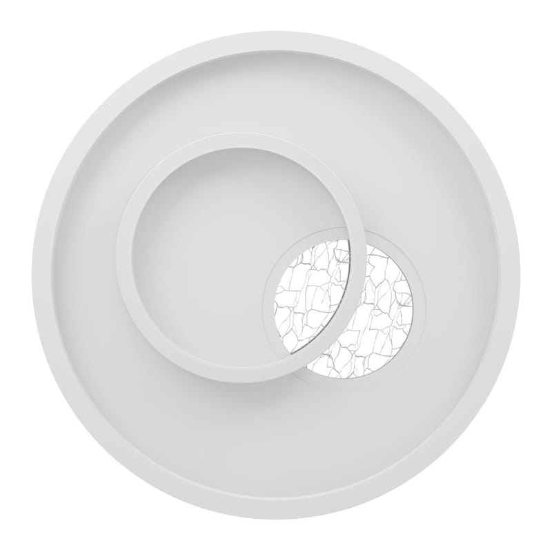 Væg-/Loftlampe Tiriolo - Hvid/Sølv - Belysning - Lamper & indendørsbelysning - Soveværelse lampe - Taklampa sovrum