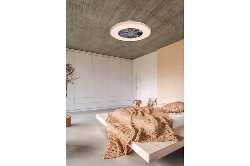 Ventilator TRIO Harstad - Belysning - Lamper & indendørsbelysning - Soveværelse lampe - Taklampa sovrum