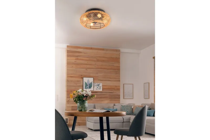 Ventilator TRIO Lillesand - Belysning - Lamper & indendørsbelysning - Soveværelse lampe - Taklampa sovrum