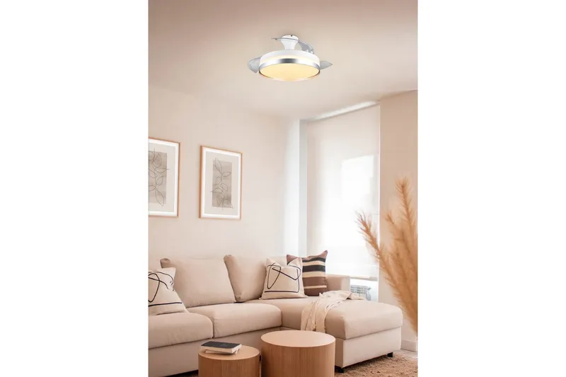 Ventilator TRIO Lindberg - Belysning - Lamper & indendørsbelysning - Soveværelse lampe - Taklampa sovrum