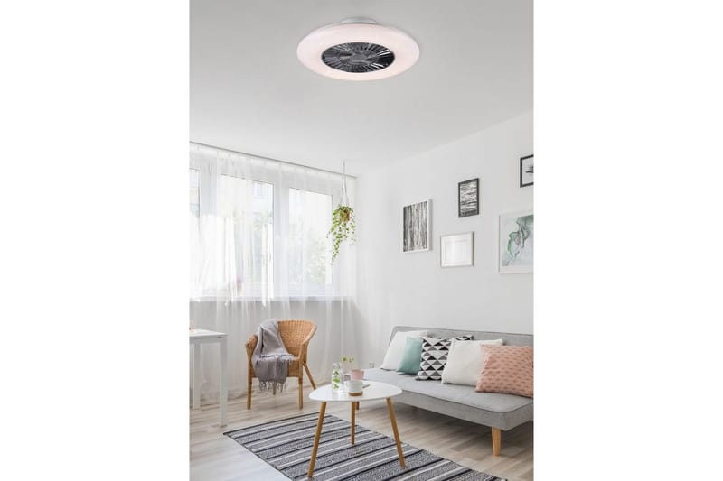 Ventilator TRIO Visby - Belysning - Lamper & indendørsbelysning - Soveværelse lampe - Taklampa sovrum