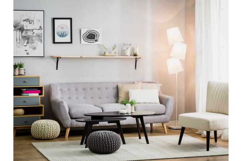 Grande Gulvlampe 164 cm - Hvid - Belysning - Lamper & indendørsbelysning - Stuelampe