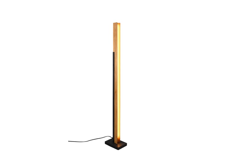 Kerala LED-gulvlampe MatSort/Træ - Belysning - Lamper & indendørsbelysning - Stuelampe