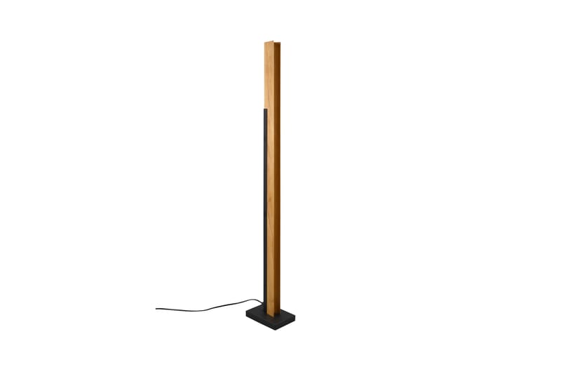 Kerala LED-gulvlampe MatSort/Træ - Belysning - Lamper & indendørsbelysning - Stuelampe