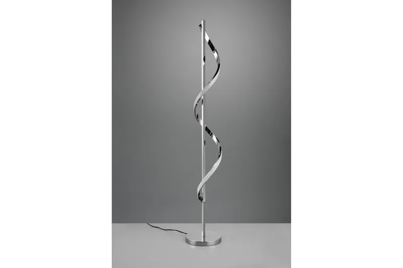 Trio Lighting Isabel LED Gulvlampe Krom 4000K - Belysning - Lamper & indendørsbelysning - Stuelampe