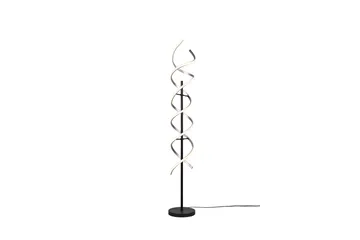 Trio Lighting Sequence LED gulvlampe børstet aluminium/matsort - Trio Lighting - Belysning - Lamper & indendørsbelysning - Stuelampe
