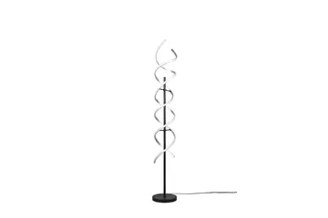 Trio Lighting Sequence LED gulvlampe børstet aluminium/matsort - Trio Lighting - Belysning - Lamper & indendørsbelysning - Stuelampe