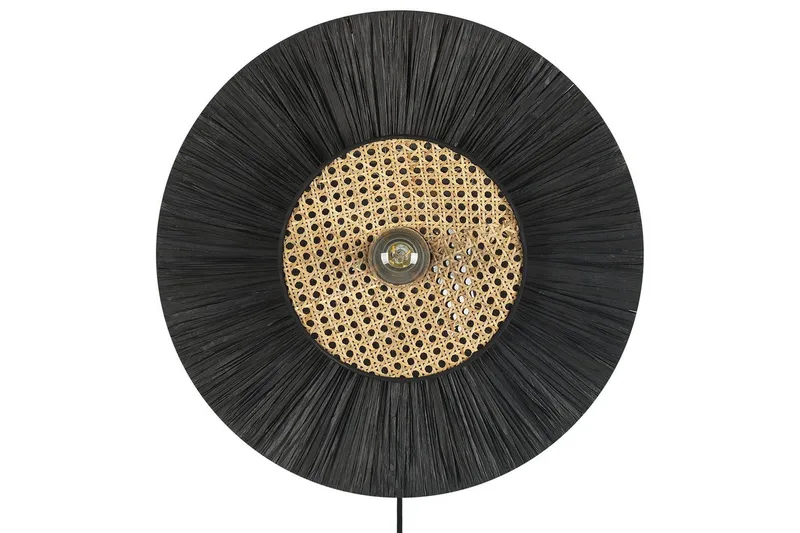 Symi Væglampe E27, Sort