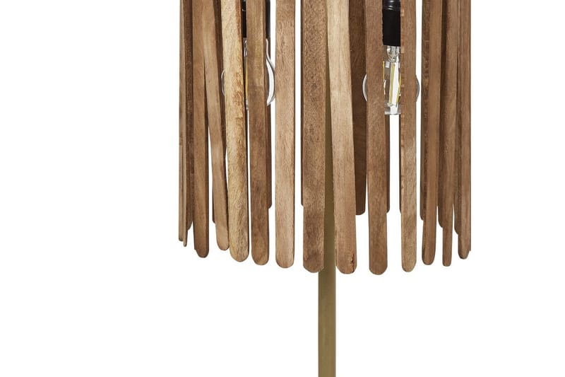 Tenedos Bordlampe 77 cm E27 - Messing/Mørkt træ - Belysning - Lamper & indendørsbelysning - Vindueslampe - Vindueslampe på fod