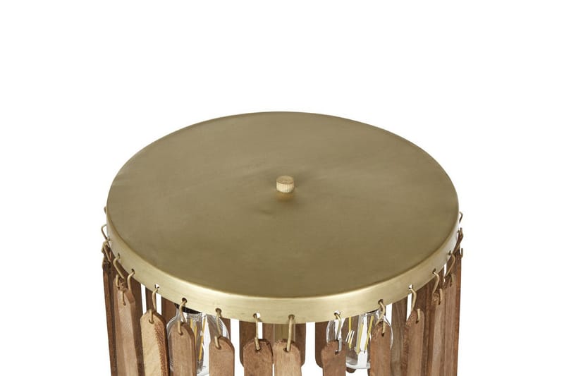 Tenedos Bordlampe 77 cm E27 - Messing/Mørkt træ - Belysning - Lamper & indendørsbelysning - Vindueslampe - Vindueslampe på fod