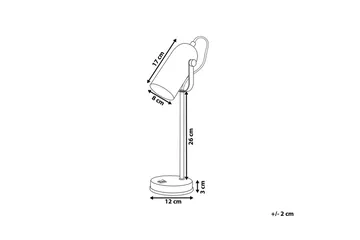 Thika Bordlampe 48 cm E27 - Sort - Belysning - Lamper & indendørsbelysning - Bordlampe
