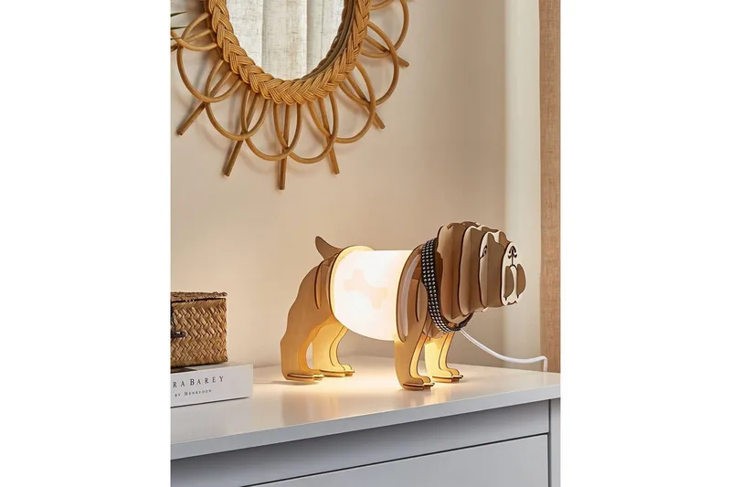 Tinker Bordlampe 22 cm E14 - Lyst træ - Belysning - Lamper & indendørsbelysning - Vindueslampe - Vindueslampe på fod