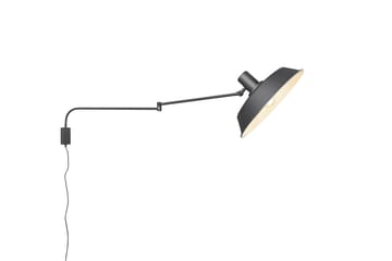 Trio Lighting Bolder væglampe E27 matsort - Matsort - Belysning - Lamper & indendørsbelysning - Sengelampe - Sengelampe væg