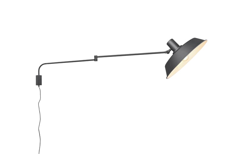 Trio Lighting Bolder væglampe E27 matsort - Matsort - Belysning - Lamper & indendørsbelysning - Væglampe