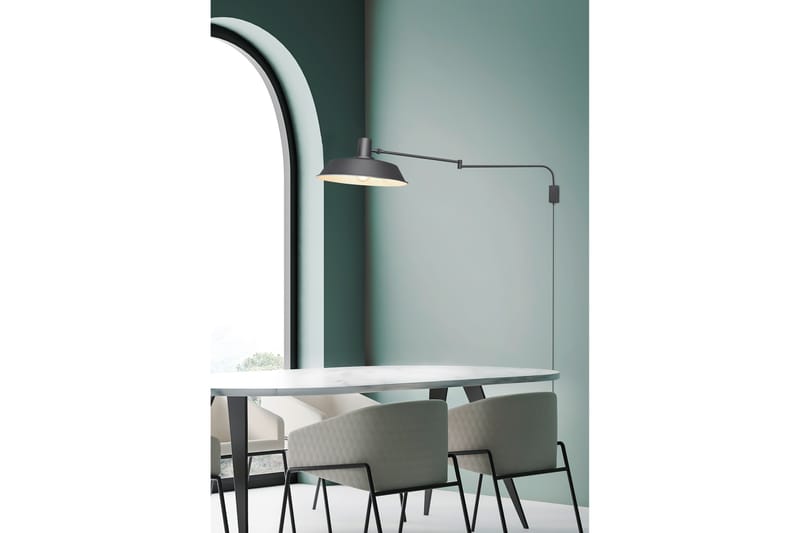 Trio Lighting Bolder væglampe E27 matsort - Matsort - Belysning - Lamper & indendørsbelysning - Væglampe
