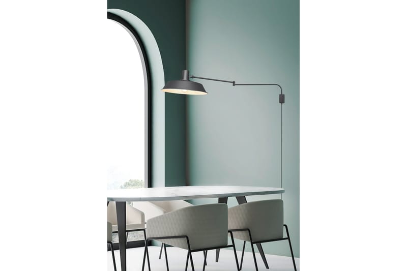 Trio Lighting Bolder væglampe E27 matsort - Matsort - Belysning - Lamper & indendørsbelysning - Sengelampe - Sengelampe væg