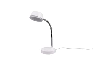 Trio Lighting Kiko LED bordlampe hvid - Belysning - Lamper & indendørsbelysning - Bordlampe - Skrivebordslampe