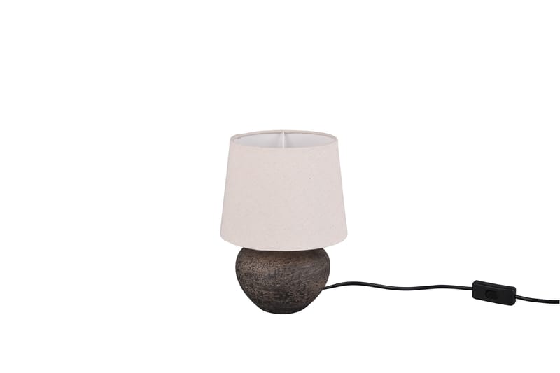 Trio Lighting Lou bordlampe 18cm E14 brun - Belysning - Lamper & indendørsbelysning - Sengelampe - Sengelampe bord