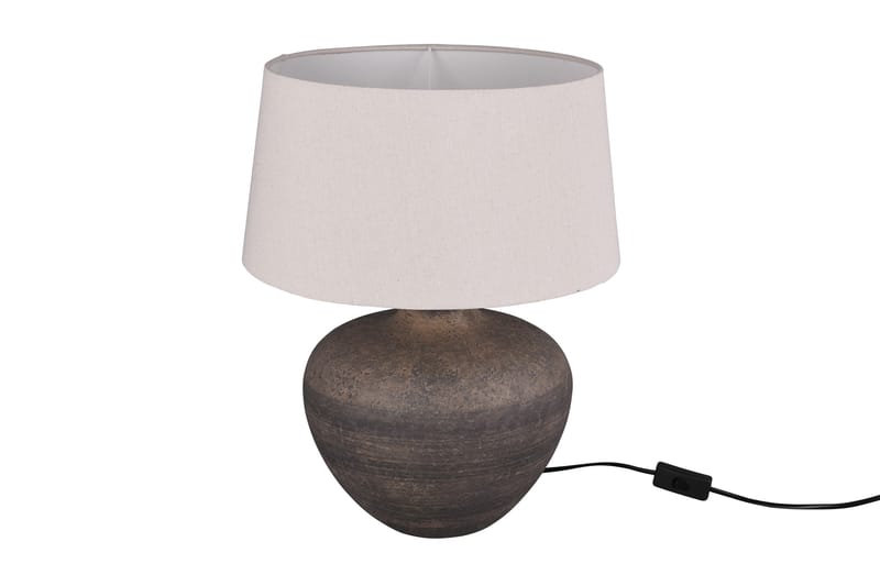 Trio Lighting Lou bordlampe 38cm E14 brun - Belysning - Lamper & indendørsbelysning - Soveværelse lampe
