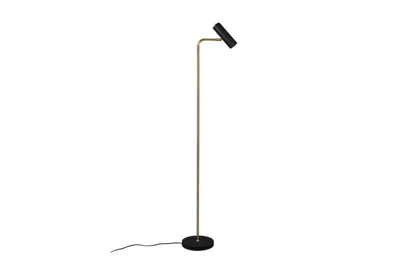 Trio Lighting Marley gulvlampe GU10 mat messing/matsort - Messing/Matsort - Belysning - Lamper & indendørsbelysning - Soveværelse lampe