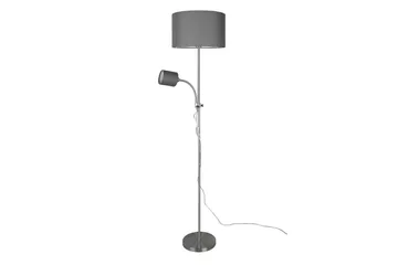 Trio Lighting Owen gulvlampe E27+E14 grå - Belysning - Lamper & indendørsbelysning - Gulvlampe & standerlampe - Toarmet gulvlampe