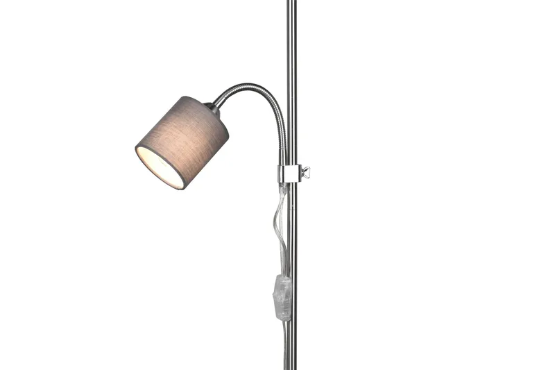 Trio Lighting Owen gulvlampe E27+E14 grå - Belysning - Lamper & indendørsbelysning - Soveværelse lampe