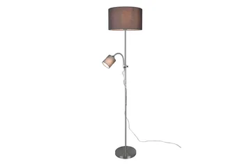 Trio Lighting Owen gulvlampe E27+E14 grå - Belysning - Lamper & indendørsbelysning - Gulvlampe & standerlampe - Toarmet gulvlampe