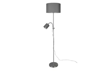 Trio Lighting Owen gulvlampe E27+E14 grå - Belysning - Lamper & indendørsbelysning - Gulvlampe & standerlampe - Toarmet gulvlampe