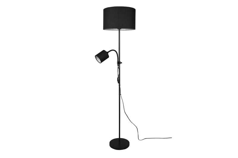 Trio Lighting Owen gulvlampe E27+E14 sort - Belysning - Lamper & indendørsbelysning - Soveværelse lampe