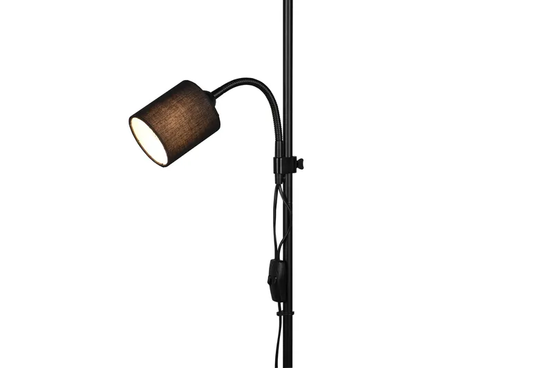 Trio Lighting Owen gulvlampe E27+E14 sort - Belysning - Lamper & indendørsbelysning - Soveværelse lampe