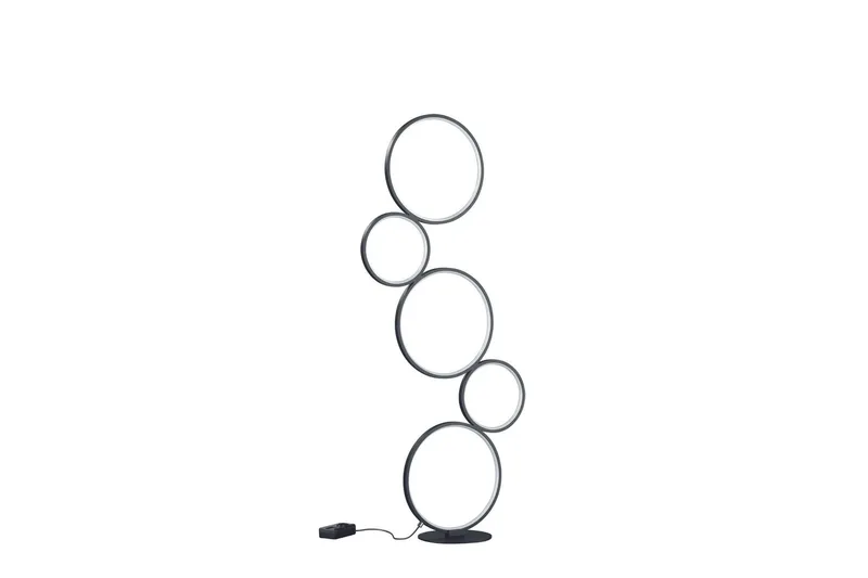 Trio Lighting Rondo LED gulvlampe matsort, undefined