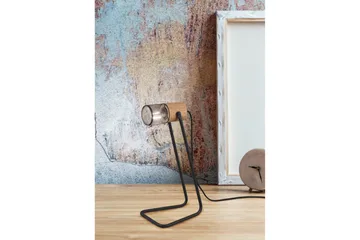 Trio Lighting Tosh bordlampe E27 matsort - Natur/Matsort - Belysning - Lamper & indendørsbelysning - Bordlampe - Skrivebordslampe