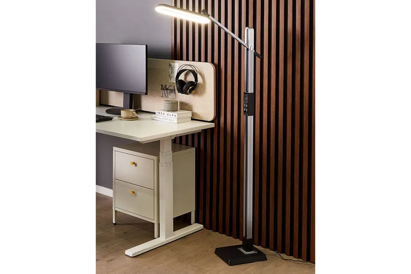 Tyrekli Gulvlampe 144 cm - Mørkegrå - Belysning - Lamper & indendørsbelysning - Soveværelse lampe