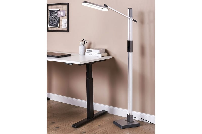 Tyrekli Gulvlampe 144 cm - Sølv - Belysning - Lamper & indendørsbelysning - Soveværelse lampe