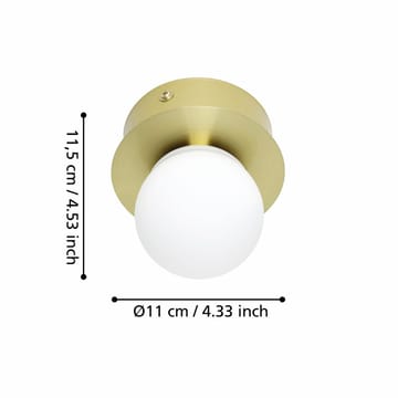 Væg-/Loftlampe Mosiano - Børstede messing - Belysning - Lamper & indendørsbelysning - Loftlampe - Plafond