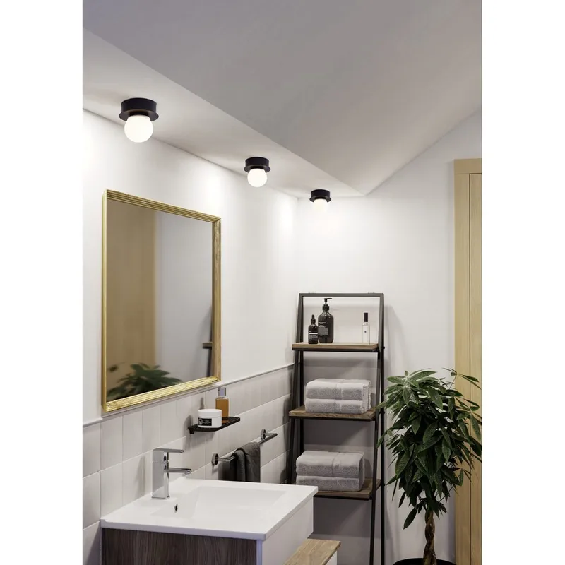 Væg-/Loftlampe Mosiano - Sort - Belysning - Lamper & indendørsbelysning - Loftlampe - Plafond