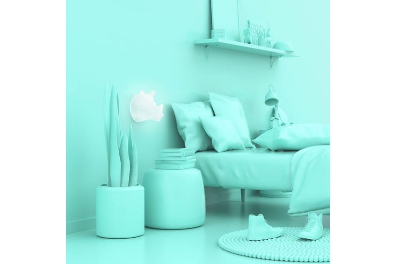 Væg Natlampe Mobility On Board Næsehorn Flerfarvet - Multifarvet - Belysning - Lamper & indendørsbelysning - Dekorativ belysning