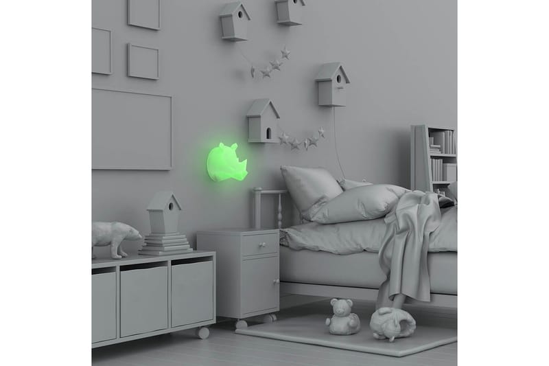 Væg Natlampe Mobility On Board Næsehorn Flerfarvet - Multifarvet - Belysning - Lamper & indendørsbelysning - Dekorativ belysning