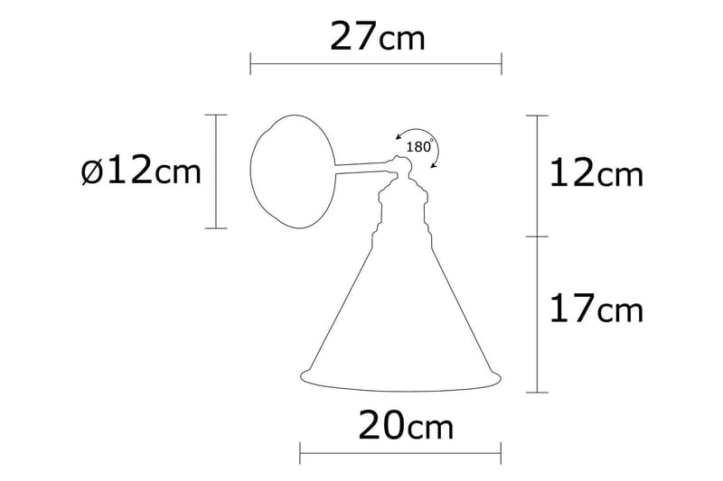 Adrim Væghængt Læselampe - Sort - Belysning - Lamper & indendørsbelysning - Væglampe - Vægarmatur