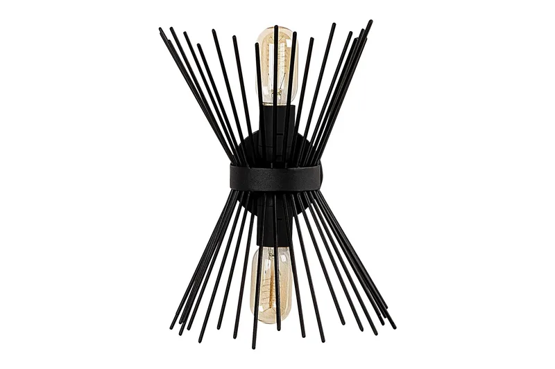 Afroz Væghængt Læselampe, Sort