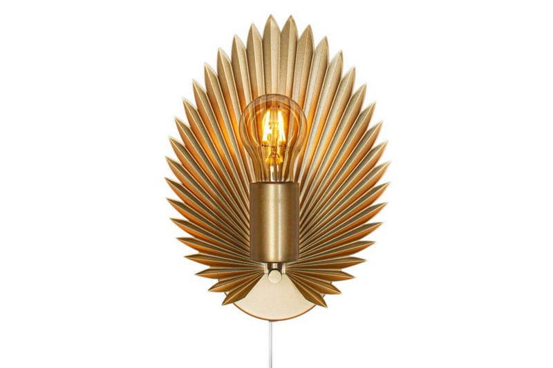 Aruba Væglampe Guld - By Rydéns - Sengelampe væg - Soveværelse lampe - Vægarmatur - Væglampe
