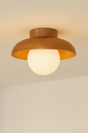 Beylin væglampe 24 cm rund - Eg Hvid - Belysning - Lamper & indendørsbelysning - Væglampe