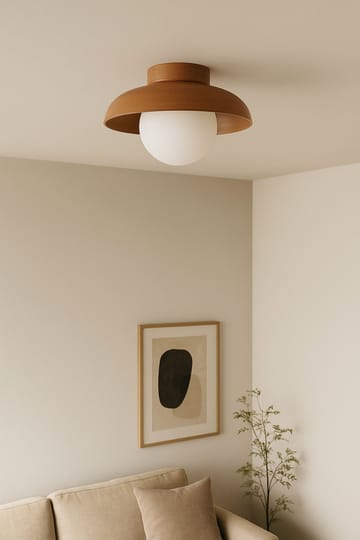 Beylin væglampe 24 cm rund - Eg Hvid - Belysning - Lamper & indendørsbelysning - Væglampe