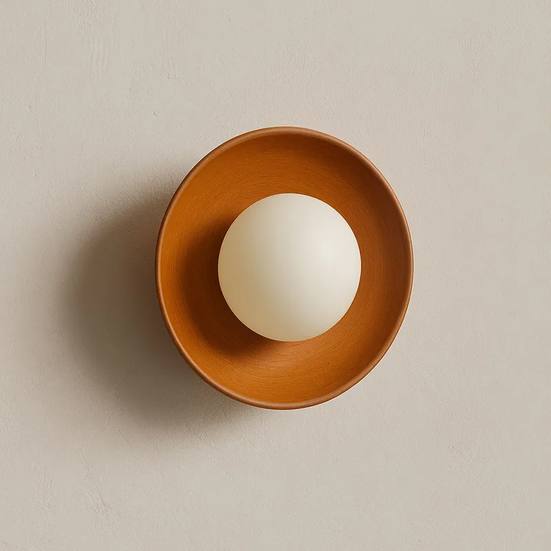 Beylin væglampe 24 cm rund - Eg Hvid - Belysning - Lamper & indendørsbelysning - Væglampe