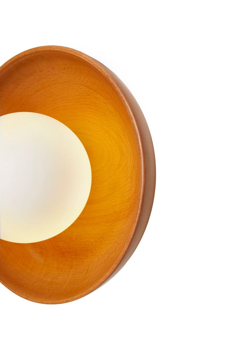 Beylin væglampe 24 cm rund - Eg Hvid - Belysning - Lamper & indendørsbelysning - Væglampe