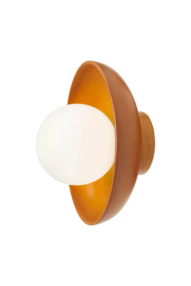 Beylin væglampe 24 cm rund - Eg Hvid - Belysning - Lamper & indendørsbelysning - Væglampe