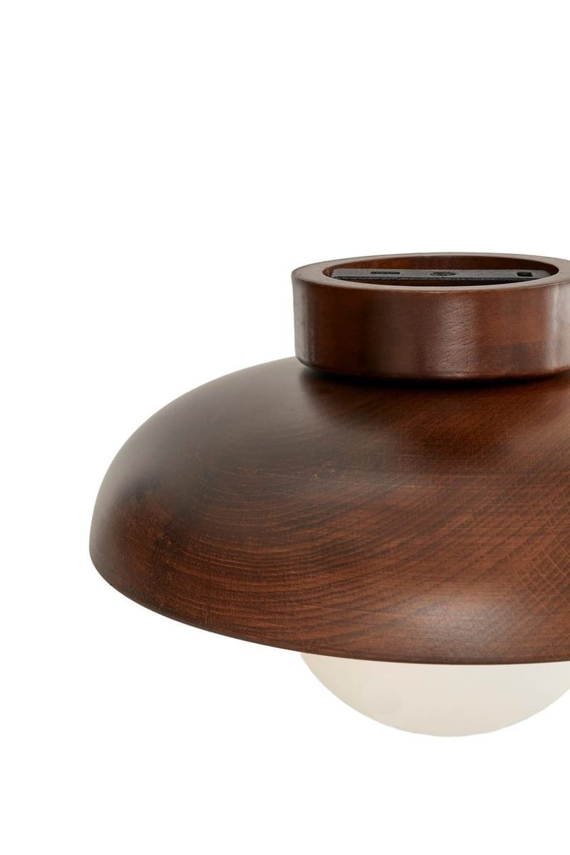 Beylin væglampe 24 cm rund - Valnød Hvid - Belysning - Lamper & indendørsbelysning - Væglampe