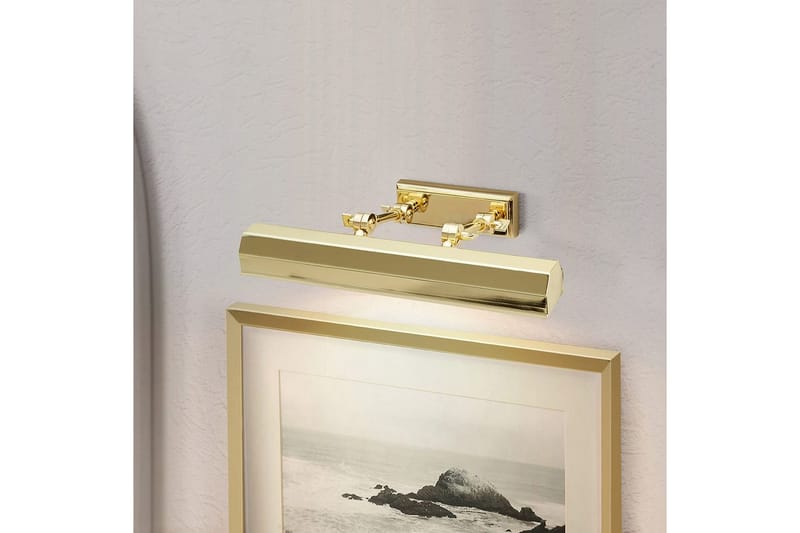 Billedlys Elstead Lighting Chawton 402x119x186 mm, Poleret Messing - 402x119x186 mm, Poleret Messing - Belysning - Lamper & indendørsbelysning - Væglampe - Vægarmatur