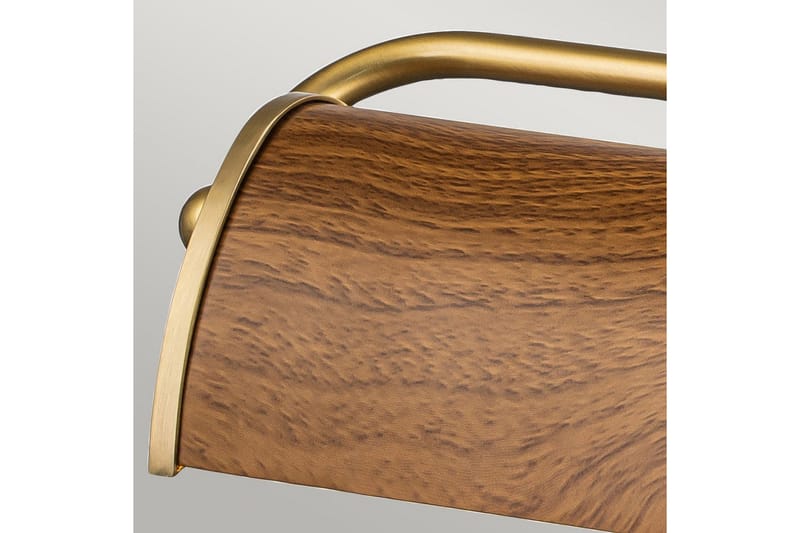 Billedlys Elstead Lighting Winchfield 445x127x318 mm, Aldret messing og eg effekt - 445x127x318 mm, Aldret messing og eg effekt - Belysning - Lamper & indendørsbelysning - Væglampe